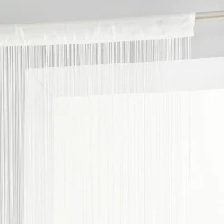 Rideau de fil (90 x H200 cm) Uni Ivoire