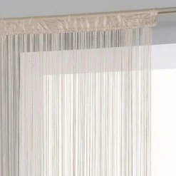 Rideau de fil (90 x H200 cm) Uni Lin