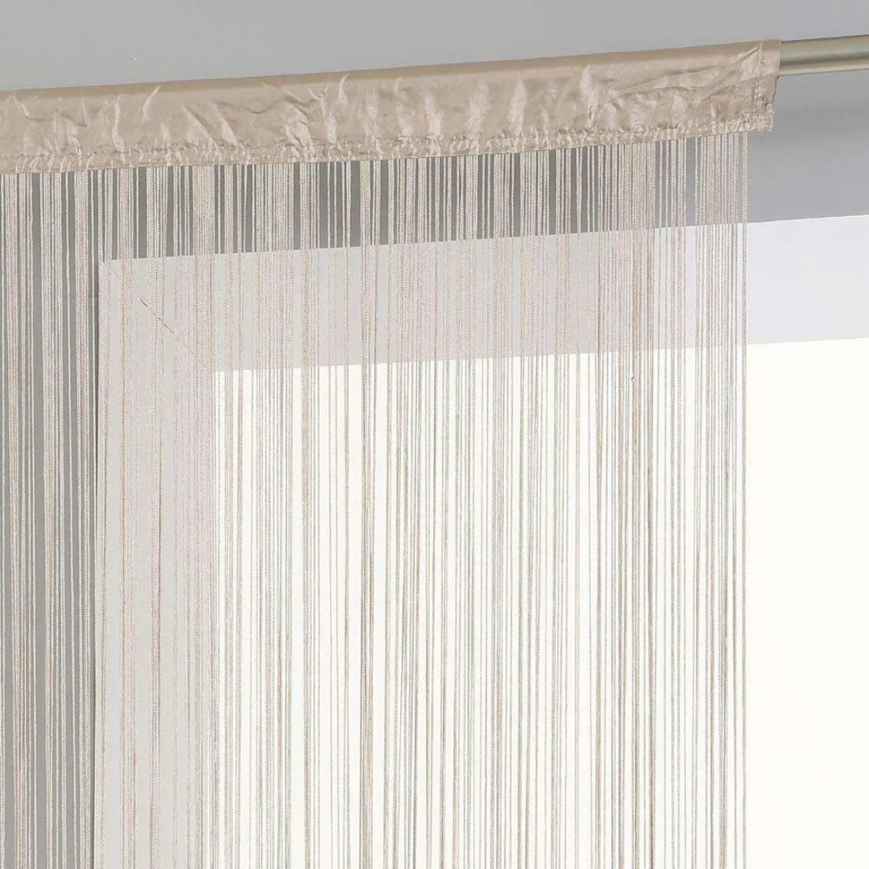 Rideau de fil (90 x H200 cm) Uni Lin