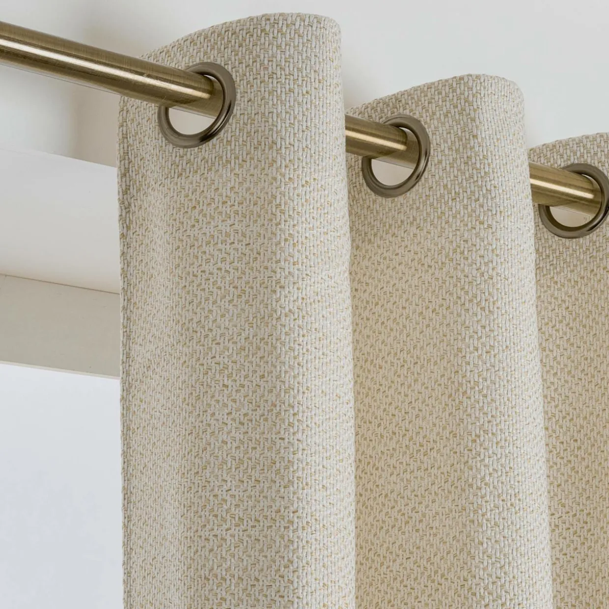 Rideau effet chiné (140 x 240 cm) James Beige sable