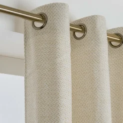 Rideau effet chiné (140 x 180 cm) James Beige sable