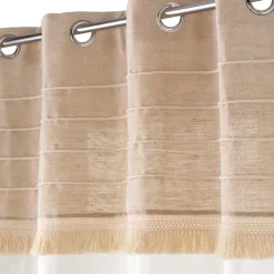 Rideau en coton et jute (140 x 240 cm) Cirrus Beige