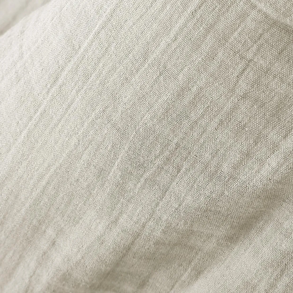 Rideau gaze de coton ajustable (180 x max 300 cm) Gaïa Beige pampa