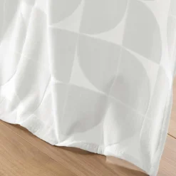 Rideau œillets velours (135 x 260 cm) Geolia Blanc