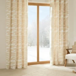 Rideau œillets (140 x 260 cm) Madini Beige