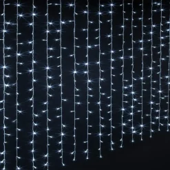 Rideau lumineux H2 m L3 m 600 LED Blanc froid