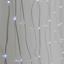 Rideau lumineux H1,90 m L1,90 m 400 Micro LED Blanc froid