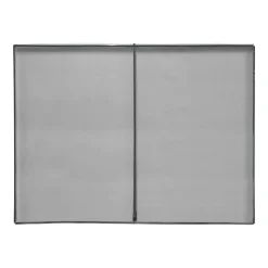 Rideau moustiquaire baie vitrée (300 x 220 cm) Mona Gris