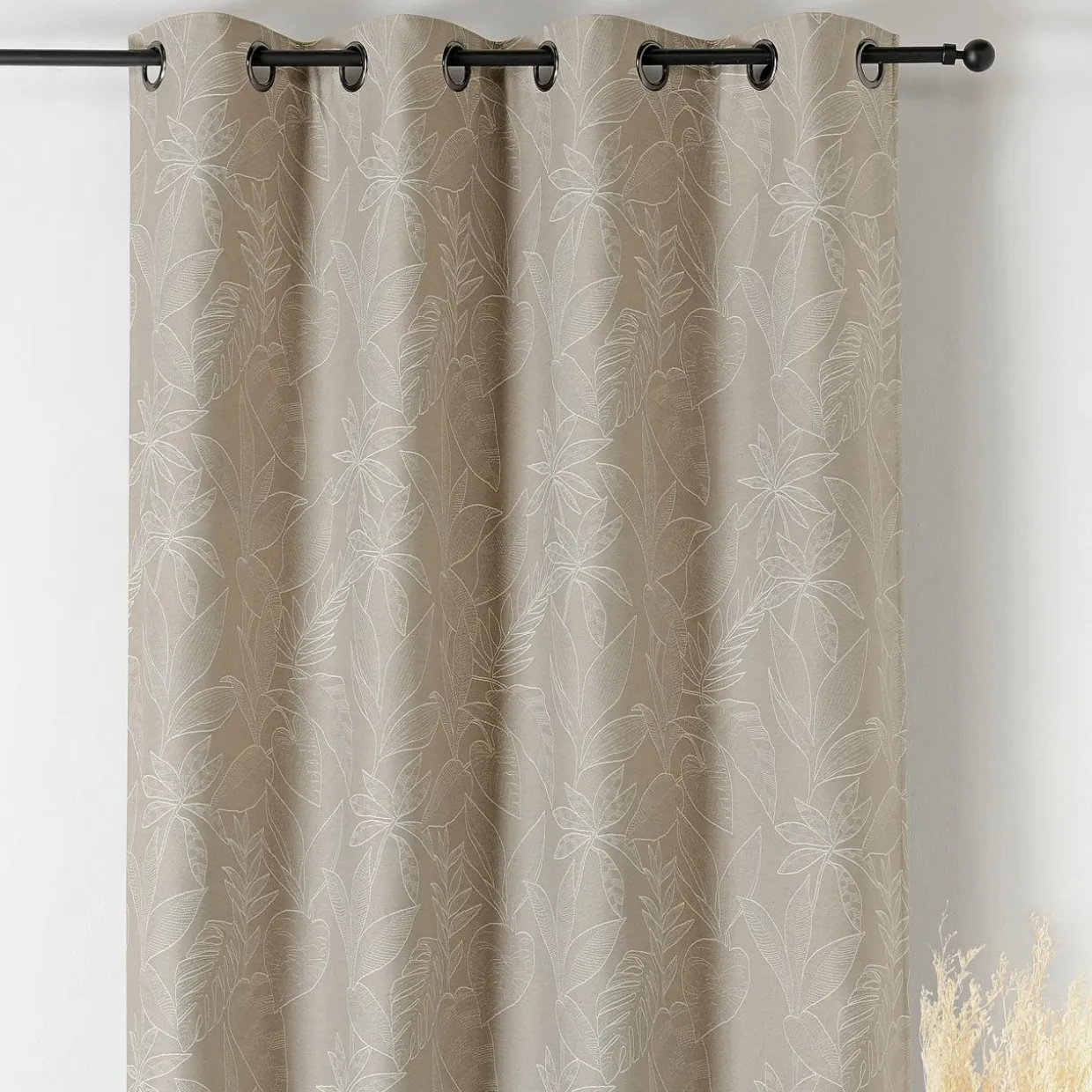 Rideau obscurcissant isolant (140 x 240 cm) Bengale Beige