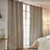 Rideau obscurcissant thermique (140 x 240 cm) Calore Taupe