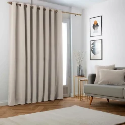 Rideau obscurcissant thermique (280 x 240 cm) Minuit Taupe