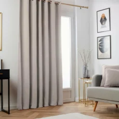 Rideau obscurcissant thermique (140 x 240 cm) Minuit Taupe