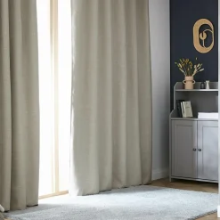 Rideau obscurcissant thermique galon fronceur (180 x 260 cm) Alba Taupe