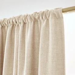 Rideau obscurcissant thermique galon fronceur (140 x 240 cm) Alba Beige grège