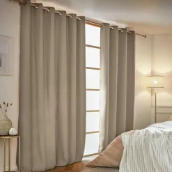 Rideau obscurcissant thermique (180 x 260 cm) Calore Taupe