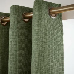 Rideau obscurcissant thermique (280 x 240 cm) Alba Vert kaki