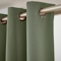 Rideau obscurcissant (140 x 260 cm) Dark Vert kaki