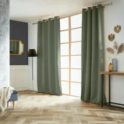 Rideau obscurcissant (140 x 260 cm) Dark Vert kaki