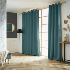 Rideau obscurcissant (180 x 260 cm) Dark Bleu canard