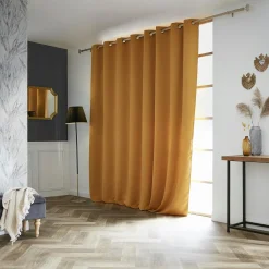 Rideau obscurcissant (280 x 260 cm) Dark Jaune moutarde