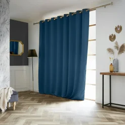 Rideau obscurcissant (280 x 260 cm) Dark Bleu pétrole