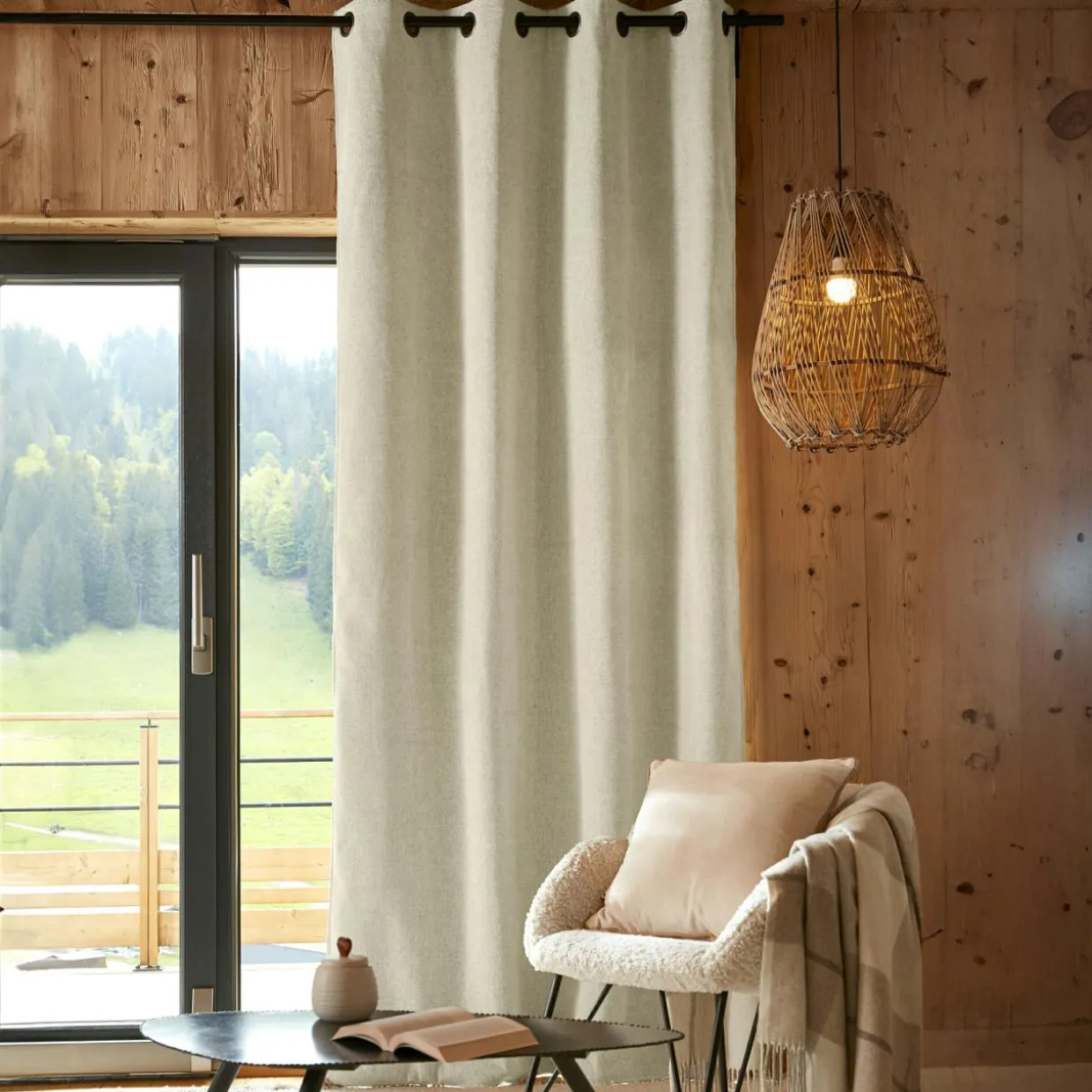 Rideau occultant isolant Total Blackout (140 x 240 cm) Magnus Beige