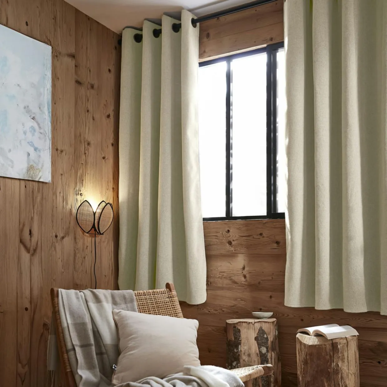Rideau occultant isolant Total Blackout (140 x 180 cm) Magnus Beige