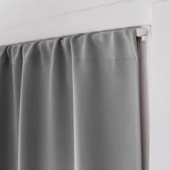 Rideau occultant passe-tringle (90 x 210 cm) Night Gris clair