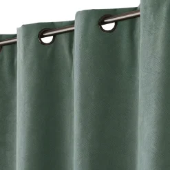 Rideau occultant velours (140 x 260 cm) Olympe Vert kaki