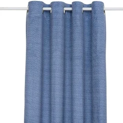 Rideau occultant velours (135 x 260 cm) Yupi Bleu indigo