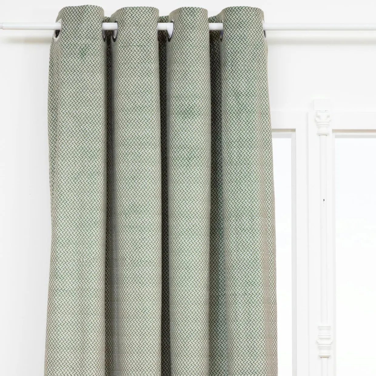 Rideau occultant velours (135 x 260 cm) Yupi Vert kaki