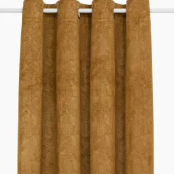 Rideau occultant velours (135 x 260 cm) Fuji Marron cannelle