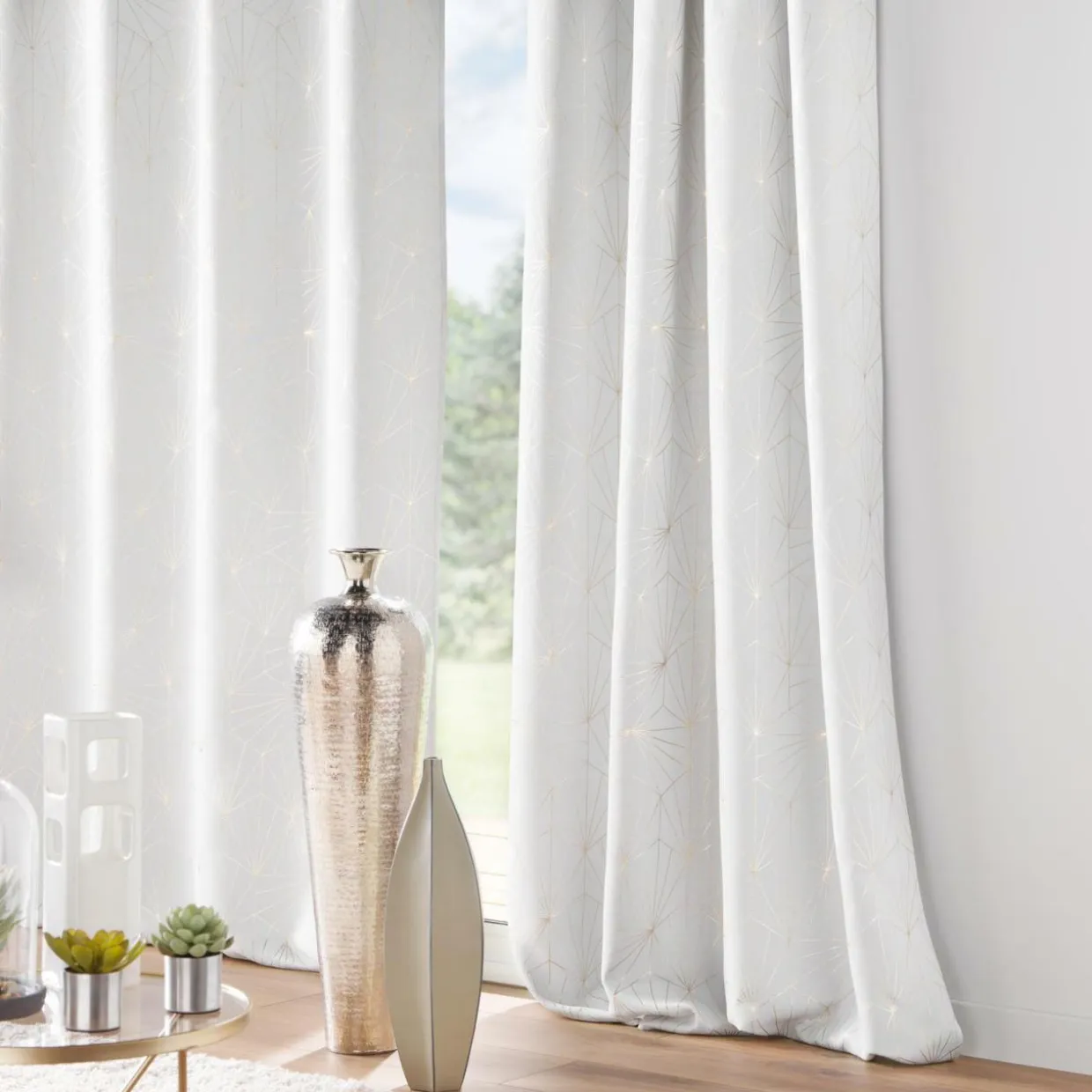 Rideau occultant (140 x 260 cm) Eclat Blanc