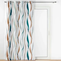 Rideau oeillets (140 x 260 cm) Lisana Multicolore