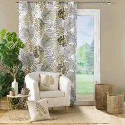Rideau oeillets (140 x 260 cm) Mogador Beige
