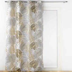 Rideau oeillets (140 x 260 cm) Mogador Beige