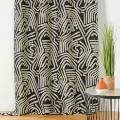 Rideau oeillets (140 x 260 cm) Nairobi Noir