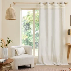 Rideau polycoton (140 x 240 cm) Vertis Beige