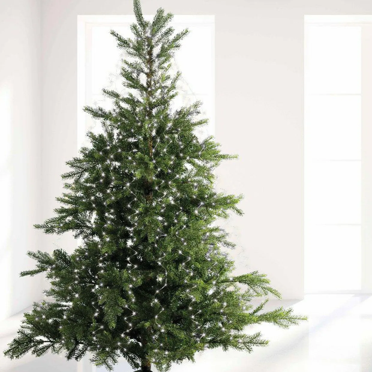 Rideau pour sapin H2,40 m 832 Micro LED Flashing light Blanc froid