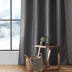 Rideau thermique isolant (140 x 260 cm) Polarine Gris anthracite