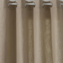 Rideau tissé (140 x 260 cm) Clem Beige lin