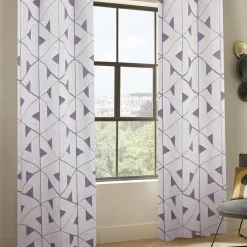 Rideau tissé (140 x 260 cm) Maloé Violet clair
