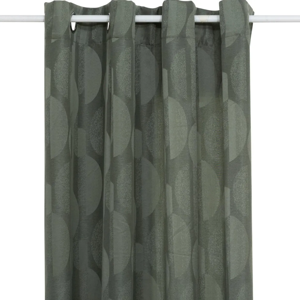 Rideau tissé (140 x 260 cm) Wimbi Vert kaki