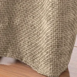Rideau velours chenille (140 x 260 cm) Leo Beige