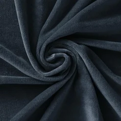 Rideau velours de coton ajustable (140 x max 270 cm) Victor Bleu nuit