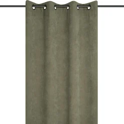 Rideau velours (140 x 260 cm) Dandy Vert kaki