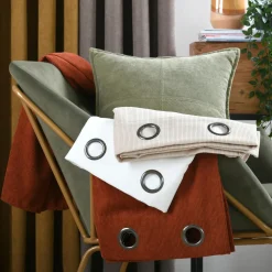 Rideau velours (140 x 260 cm) Dandy Vert kaki