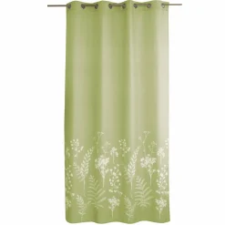 Rideau (135 x 240 cm) Herbier Vert tilleul