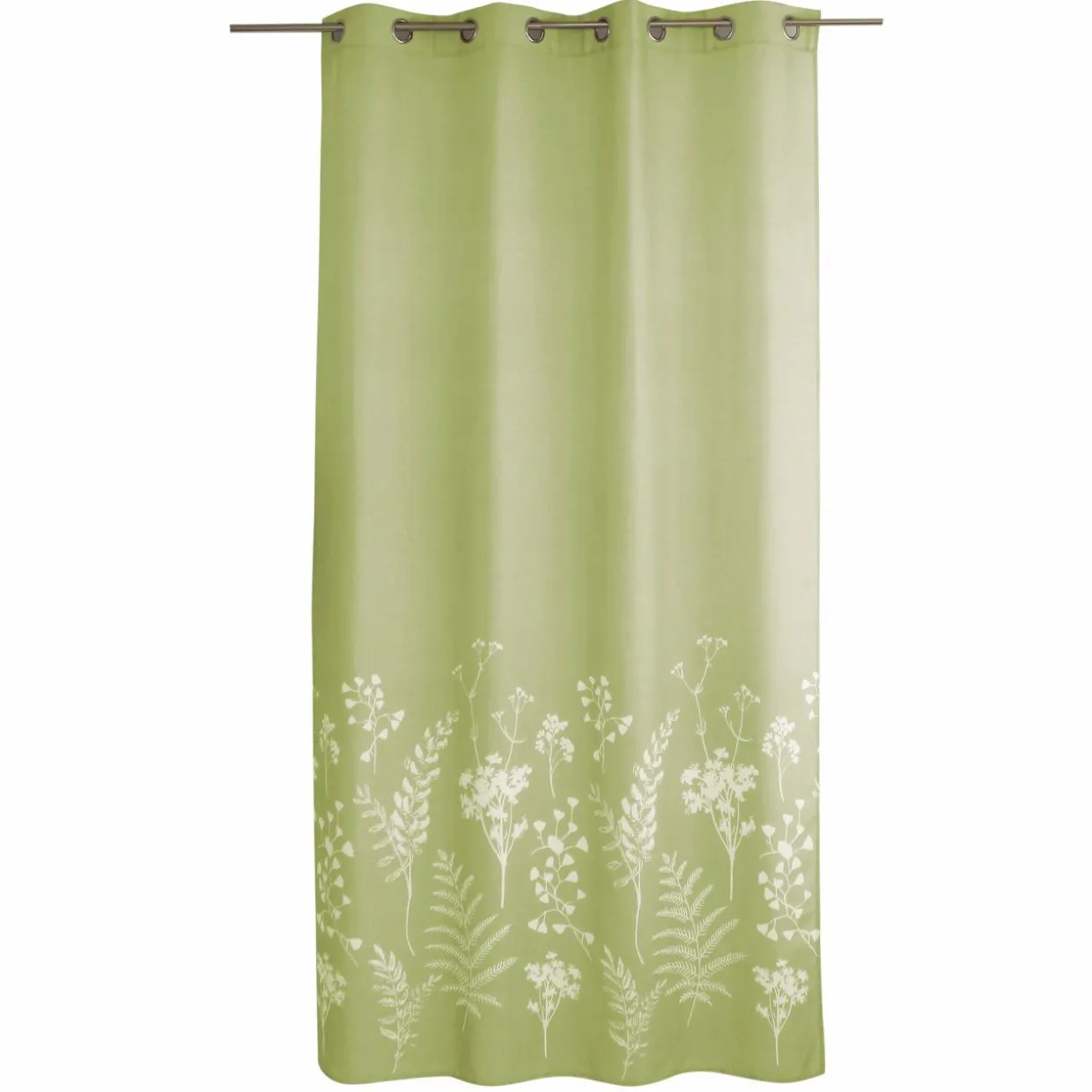 Rideau (135 x 240 cm) Herbier Vert tilleul