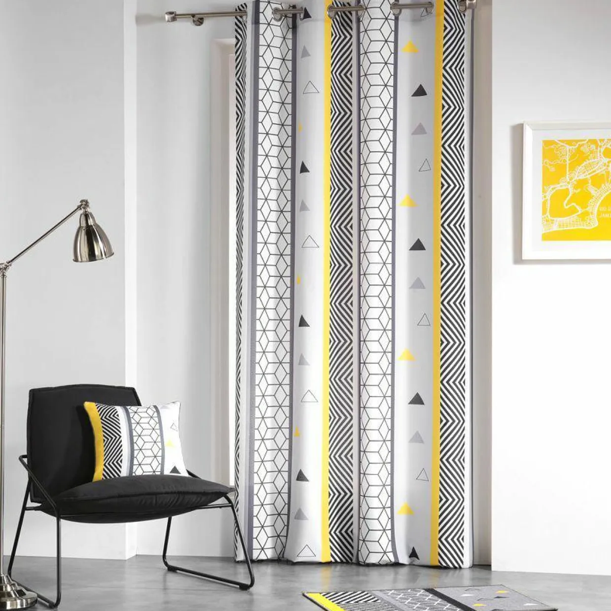 Rideau (140 x 260 cm) Yellow Mix